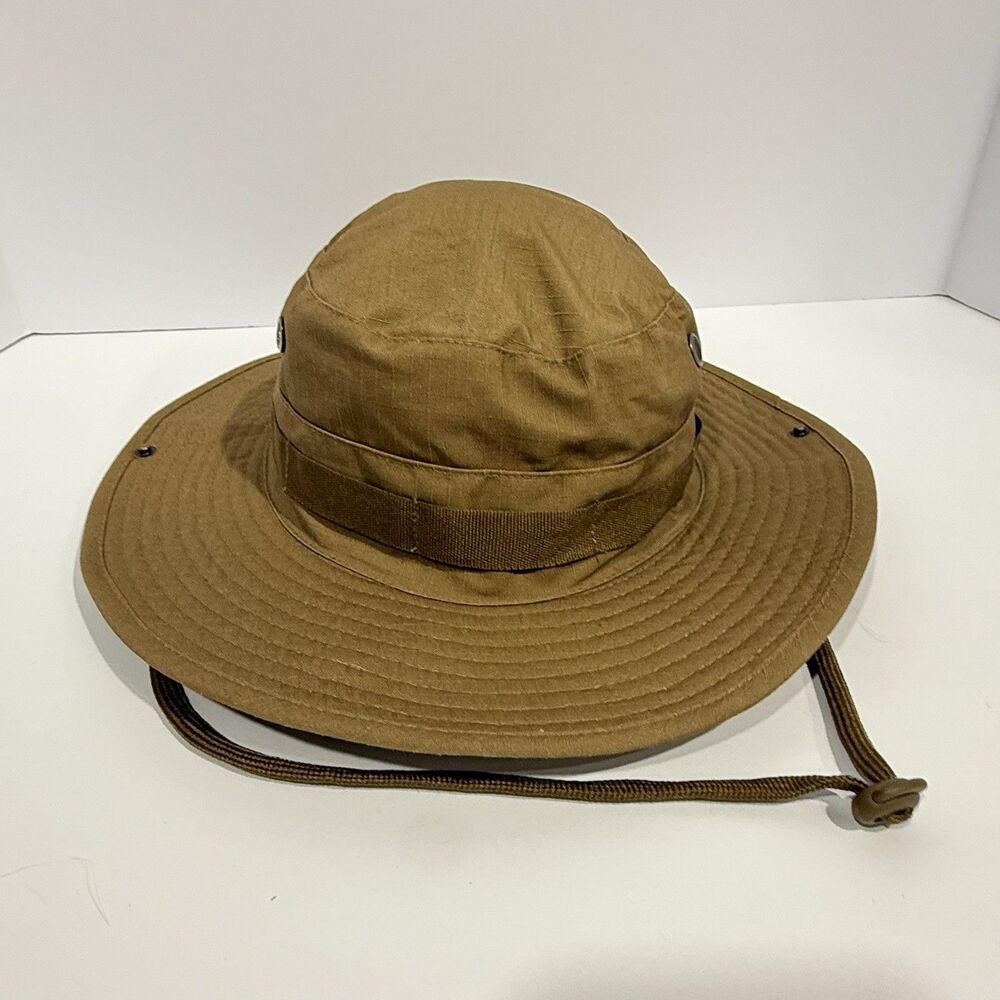 HOT SUN HOT WEATHER TYPE II BOONIE TAN SIZE XL 60 - Picture 3 of 16